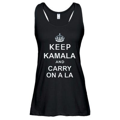 Keep Kamala And Carry On A La Ladies Essential Flowy Tank