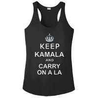 Keep Kamala And Carry On A La Ladies PosiCharge Competitor Racerback Tank