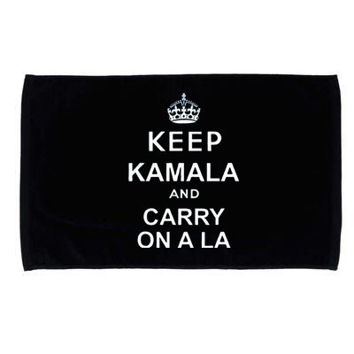 Keep Kamala And Carry On A La Microfiber Hand Towel