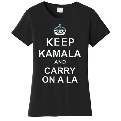 Keep Kamala And Carry On A La Women's T-Shirt