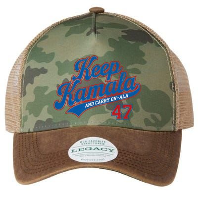 Keep Kamala And Carry On Ala Legacy Tie Dye Trucker Hat