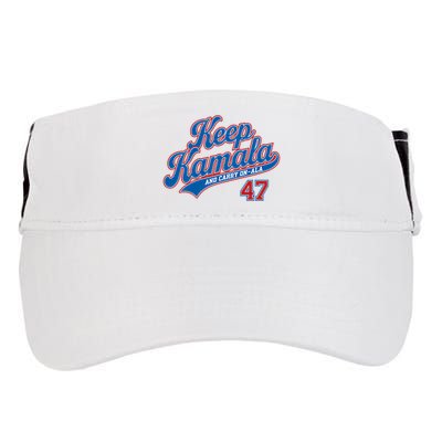Keep Kamala And Carry On Ala Adult Drive Performance Visor