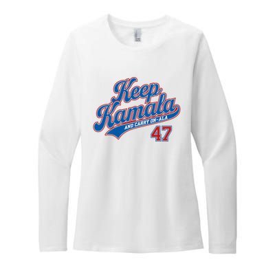 Keep Kamala And Carry On Ala Womens CVC Long Sleeve Shirt