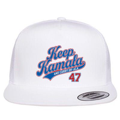 Keep Kamala And Carry On Ala Flatbill Hat