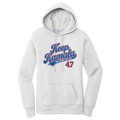 Keep Kamala And Carry On Ala Women's Pullover Hoodie