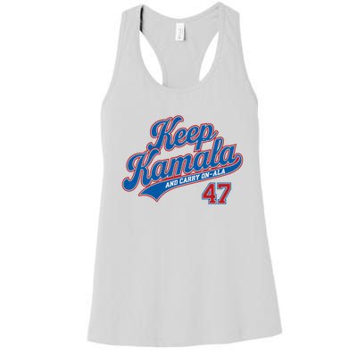 Keep Kamala And Carry On Ala Women's Racerback Tank