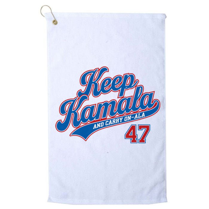 Keep Kamala And Carry On Ala Platinum Collection Golf Towel