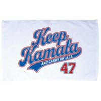 Keep Kamala And Carry On Ala Microfiber Hand Towel