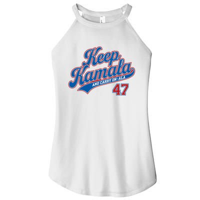 Keep Kamala And Carry On Ala Women's Perfect Tri Rocker Tank