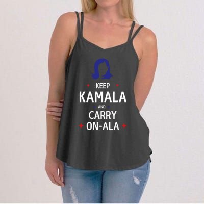 Keep Kamala And Carry On Ala Women's Strappy Tank