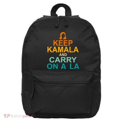 Keep Kamala And Carry On Ala 16 in Basic Backpack