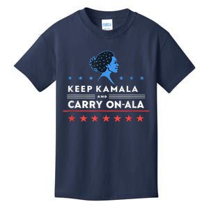 Keep Kamala And Carry Onala Usa President Kids T-Shirt