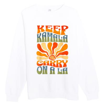 Keep Kamala And Carry On A La Premium Crewneck Sweatshirt