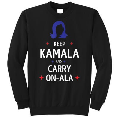 Keep Kamala And Carry On A La Kamala Harris 2024 Gift Sweatshirt