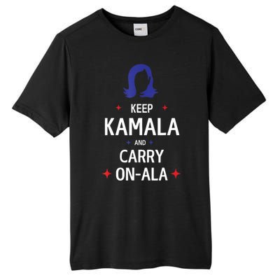 Keep Kamala And Carry On A La Kamala Harris 2024 Gift Tall Fusion ChromaSoft Performance T-Shirt