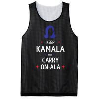 Keep Kamala And Carry On A La Kamala Harris 2024 Gift Mesh Reversible Basketball Jersey Tank