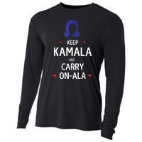 Keep Kamala And Carry On A La Kamala Harris 2024 Gift Cooling Performance Long Sleeve Crew