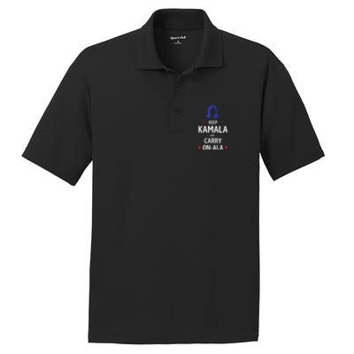 Keep Kamala And Carry On A La Kamala Harris 2024 Gift PosiCharge RacerMesh Polo