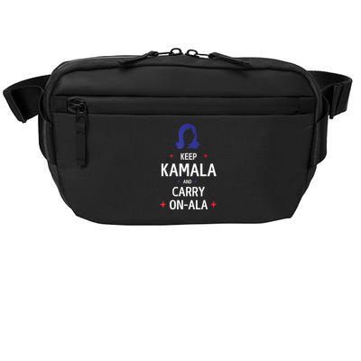 Keep Kamala And Carry On A La Kamala Harris 2024 Gift Crossbody Pack