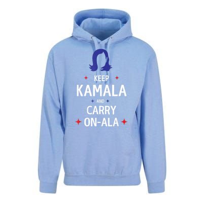 Keep Kamala And Carry On A La Kamala Harris 2024 Gift Unisex Surf Hoodie