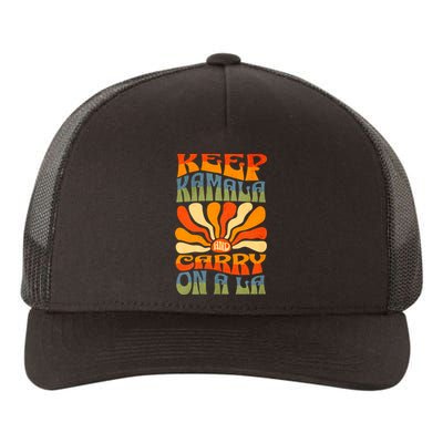 Keep Kamala And Carry On A La Yupoong Adult 5-Panel Trucker Hat