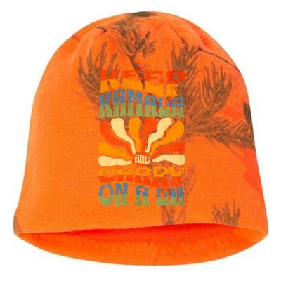 Keep Kamala And Carry On A La Kati - Camo Knit Beanie