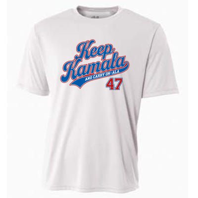 Keep Kamala And Carry On A La Cooling Performance Crew T-Shirt