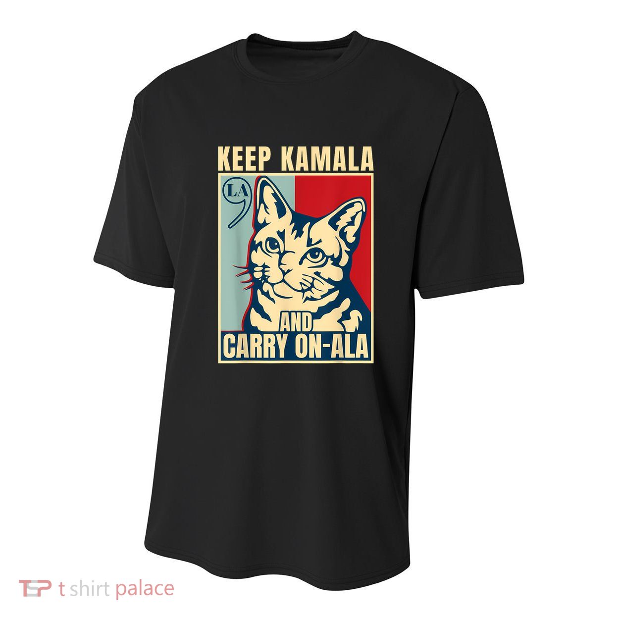 Keep Kamala And Carry On A La Youth Performance Sprint T-Shirt