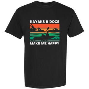 Kayaking Kayaks And Dogs Garment-Dyed Heavyweight T-Shirt