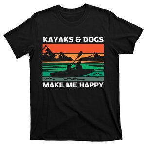 Kayaking Kayaks And Dogs T-Shirt