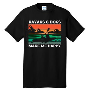 Kayaking Kayaks And Dogs Tall T-Shirt