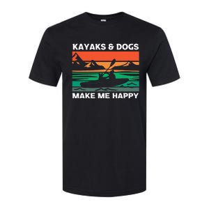 Kayaking Kayaks And Dogs Softstyle CVC T-Shirt