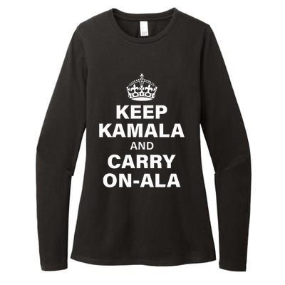 Keep Kamala And Carry On Ala Womens CVC Long Sleeve Shirt