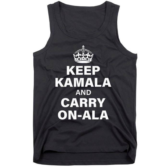 Keep Kamala And Carry On Ala Tank Top