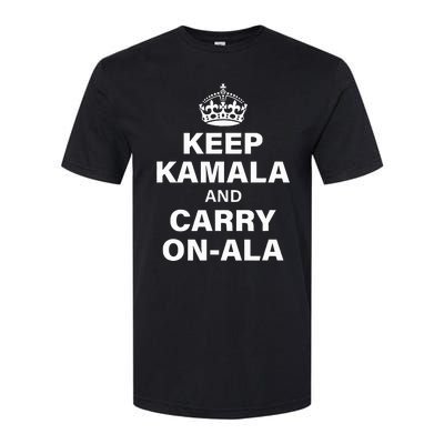 Keep Kamala And Carry On Ala Softstyle CVC T-Shirt