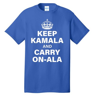 Keep Kamala And Carry On Ala Tall T-Shirt