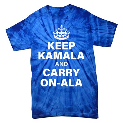 Keep Kamala And Carry On Ala Tie-Dye T-Shirt