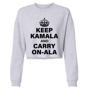 Keep Kamala And Carry On Ala Cropped Pullover Crew