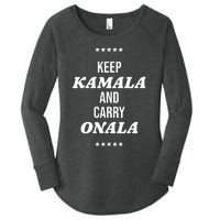 Keep Kamala And Carry Onala Women's Perfect Tri Tunic Long Sleeve Shirt