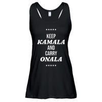 Keep Kamala And Carry Onala Ladies Essential Flowy Tank