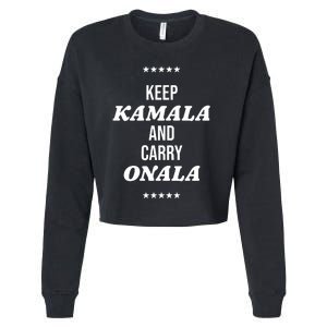 Keep Kamala And Carry Onala Cropped Pullover Crew