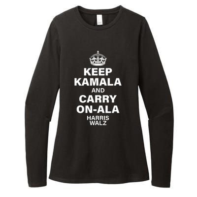 Keep Kamala And Carry On Ala Womens CVC Long Sleeve Shirt