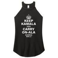 Keep Kamala And Carry On Ala Women's Perfect Tri Rocker Tank