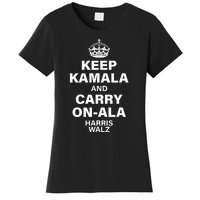 Keep Kamala And Carry On Ala Women's T-Shirt