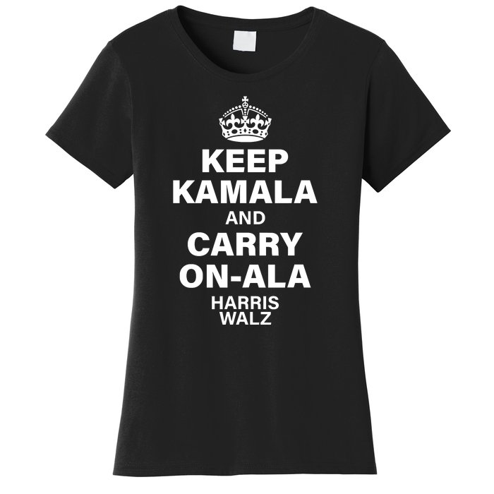 Keep Kamala And Carry On Ala Women's T-Shirt