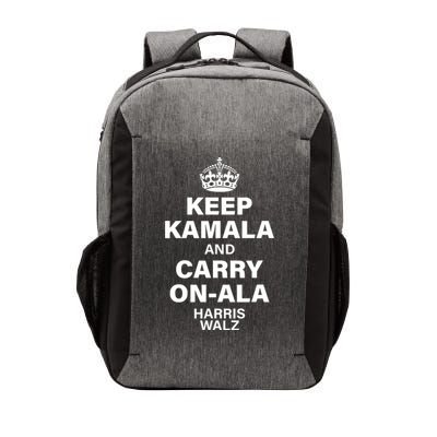 Keep Kamala And Carry On Ala Vector Backpack