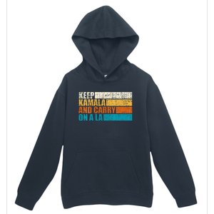 Keep Kamala And Carry On A La Urban Pullover Hoodie