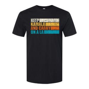 Keep Kamala And Carry On A La Softstyle CVC T-Shirt