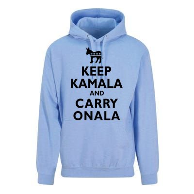 Keep Kamala And Carry On Ala Unisex Surf Hoodie