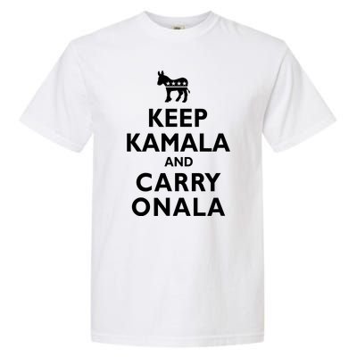 Keep Kamala And Carry On Ala Garment-Dyed Heavyweight T-Shirt